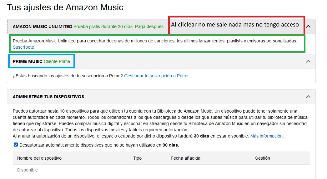 Si tengo amazon 2025 prime tengo amazon music