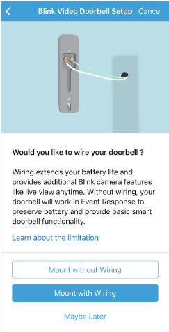 Blink best sale doorbell cancelled