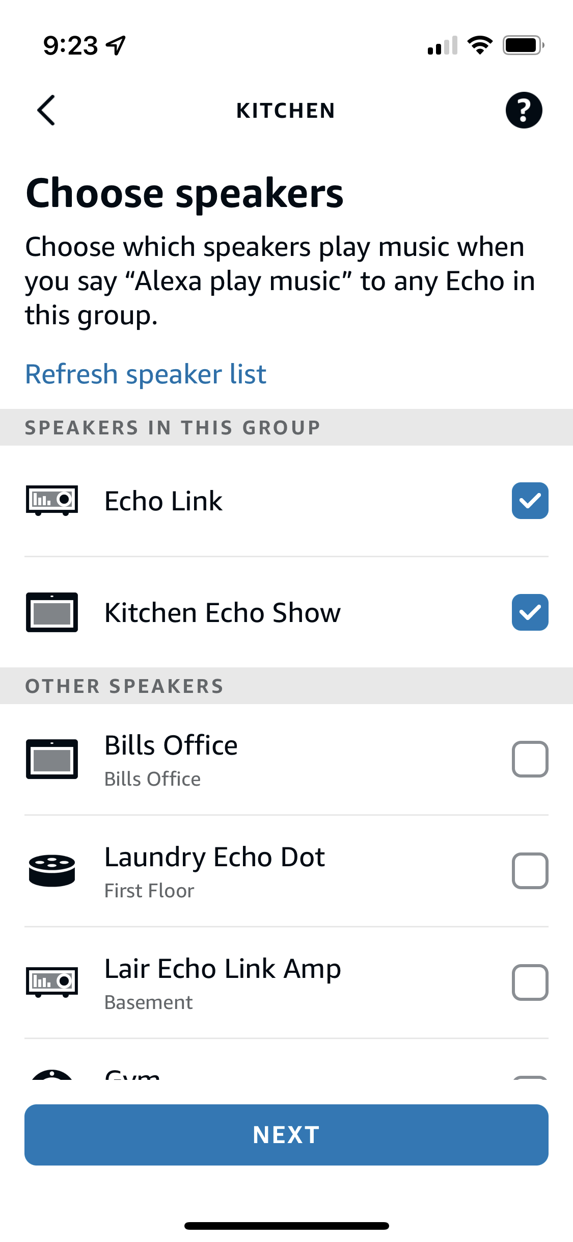 How to play music on hot sale echo group