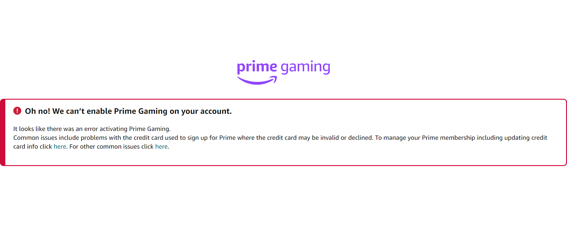 Activating Prime Gaming?
