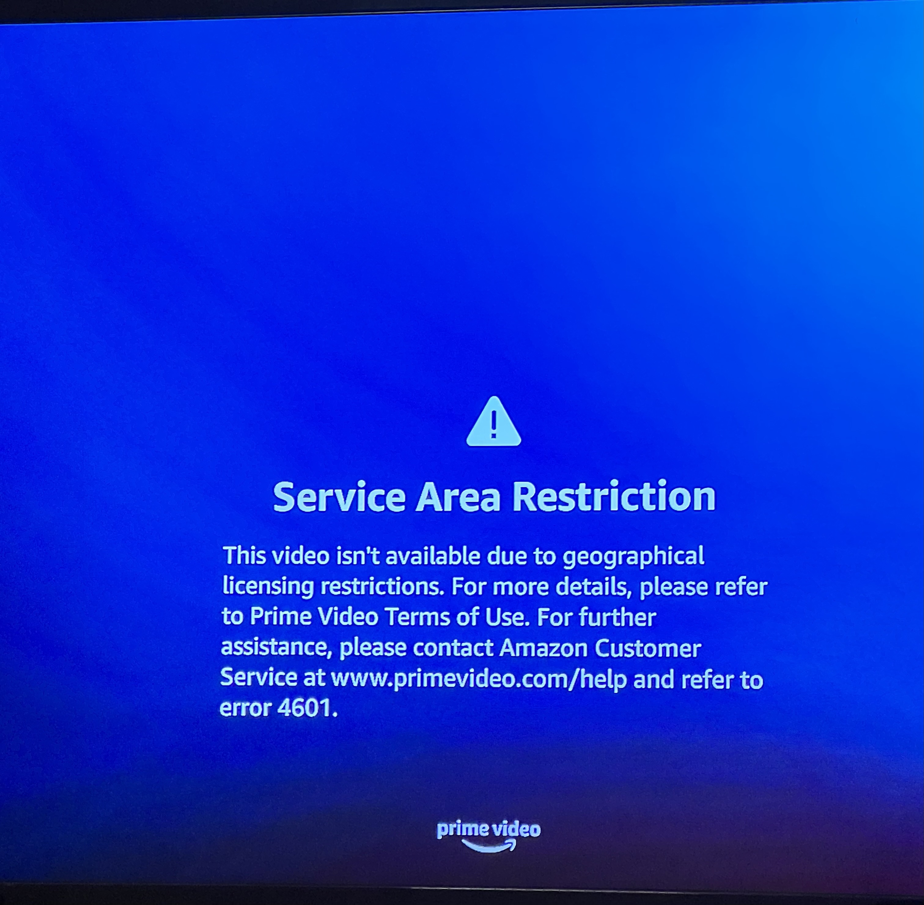 Amazon prime not working on online chromecast