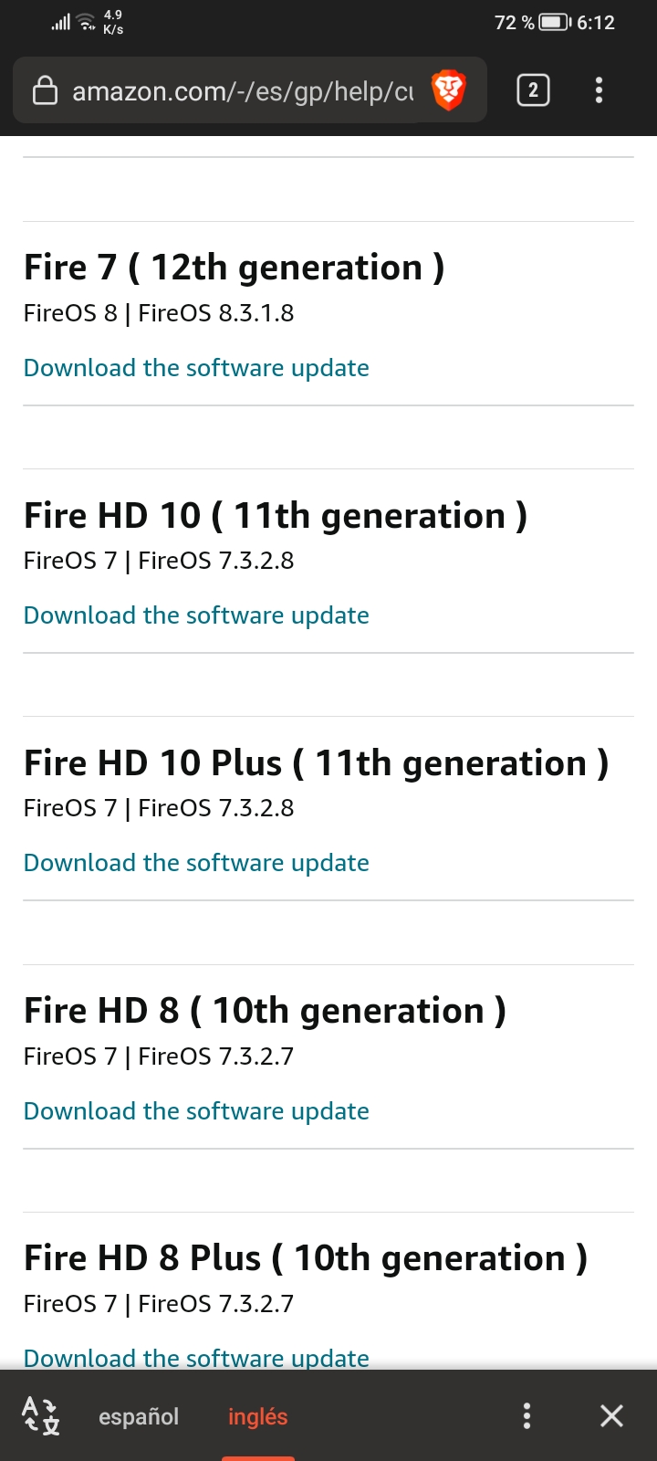 Fire HD 10 Plus Update problem Help!!