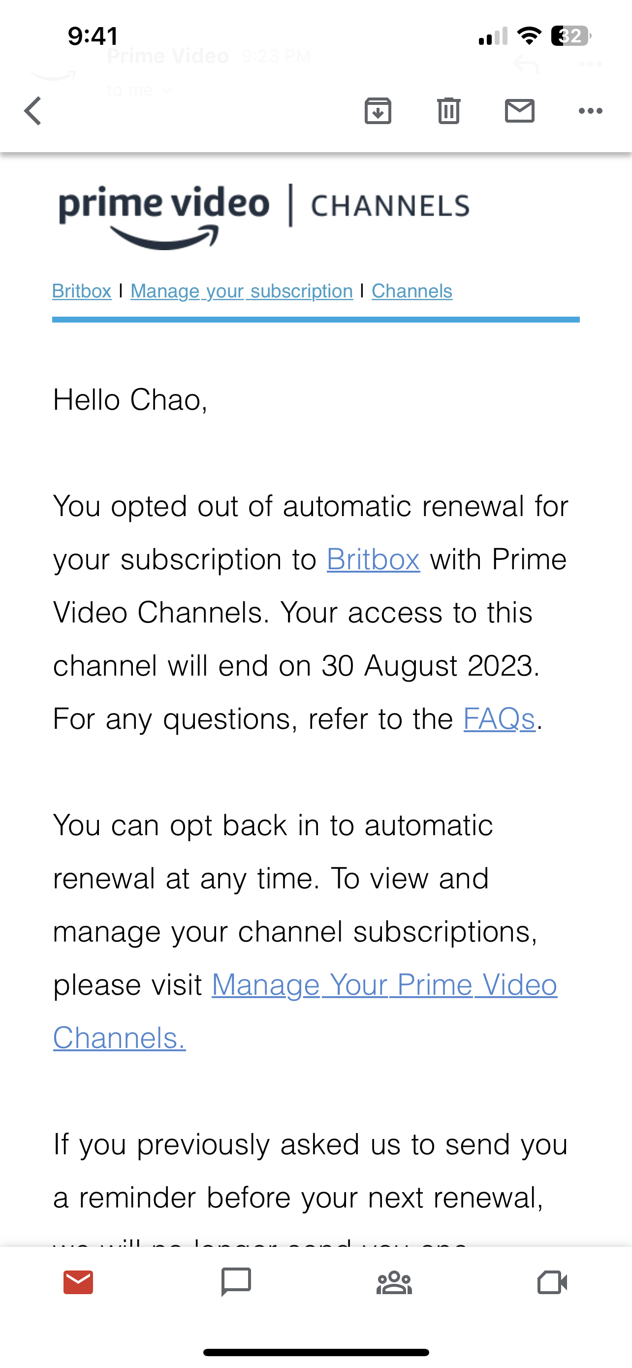 Manage channels amazon online prime