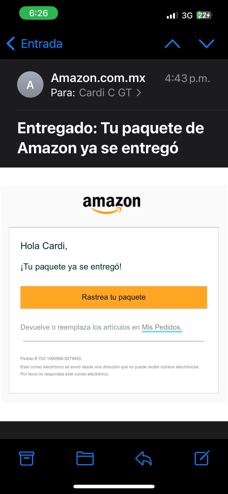 Amazon no me envia el pedido on sale