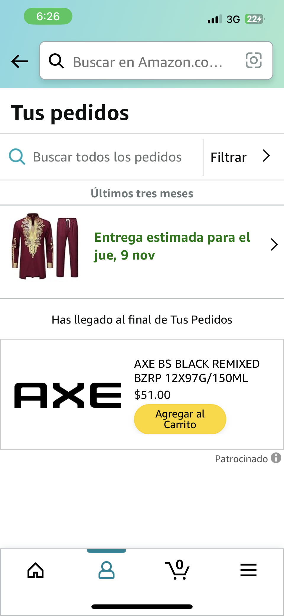 Amazon prime mis pedidos online