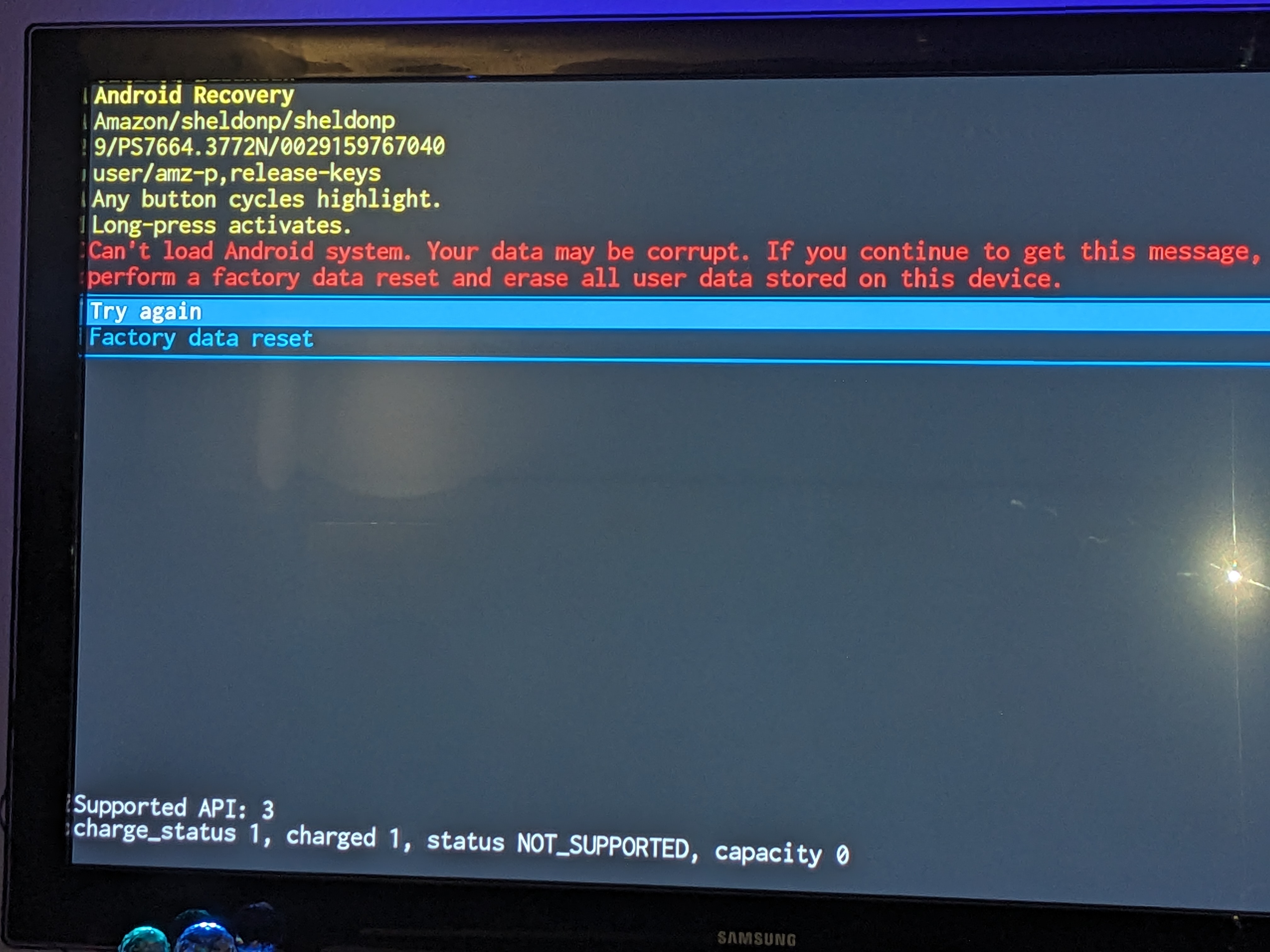 android box recovery mode Nicotina
