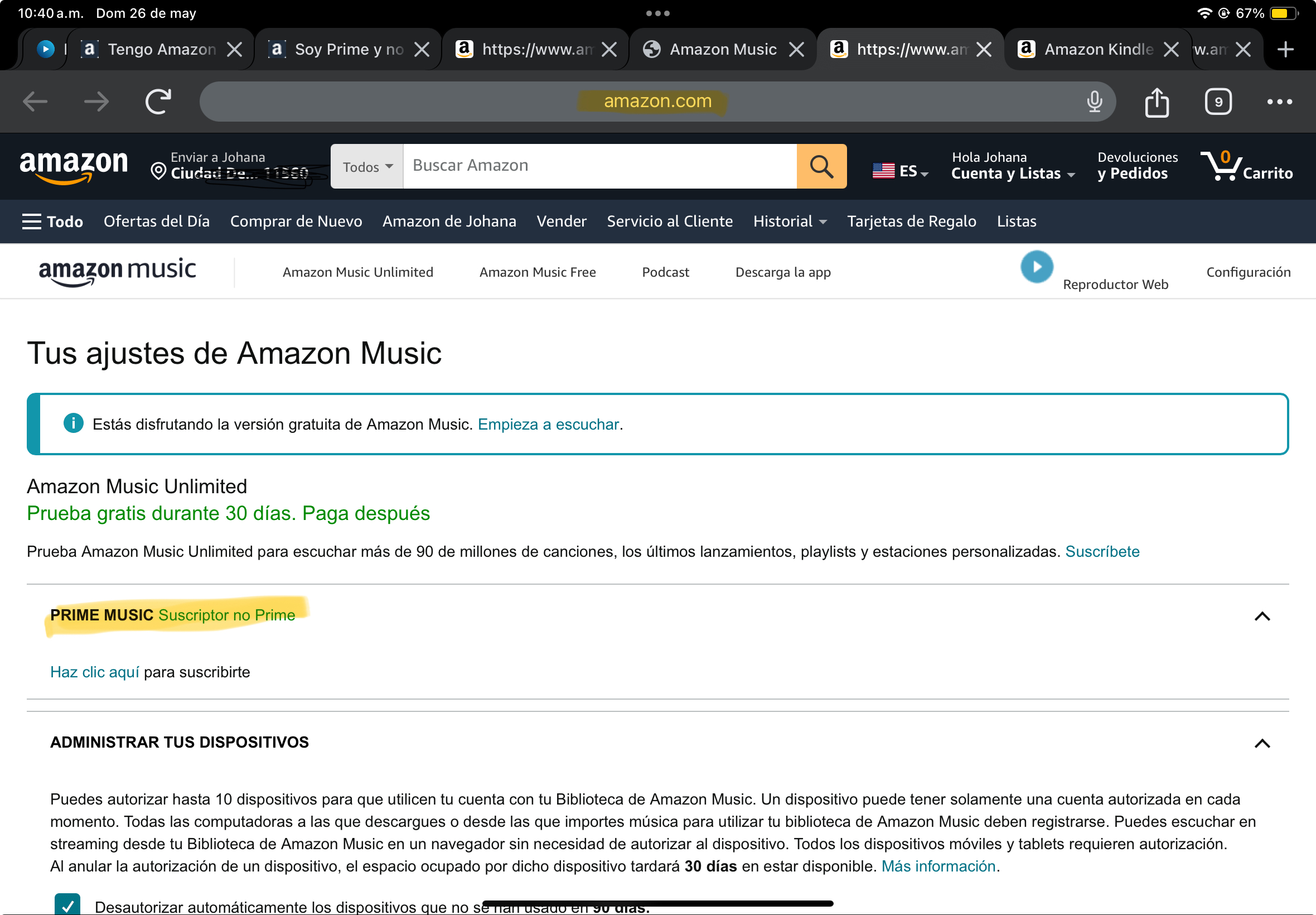 Con amazon prime tengo amazon music deals